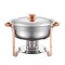 5 Qt Chafing Dish Buffet Set, Catering Warmer with Pans and Stand